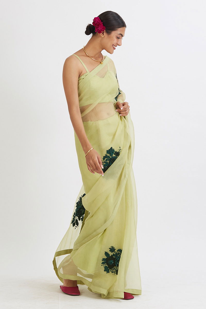 ARADHANA MINT GREEN SAREE