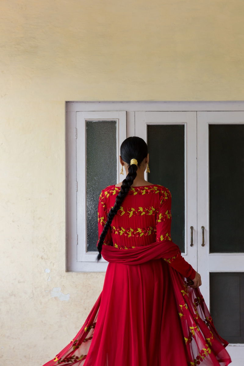 URFI GEORGETTE ANARKALI 