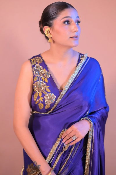 SAHINA SILK BLOUSE (PURPLE)