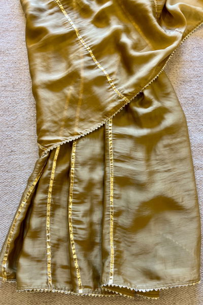 GOLD DHARA SATIN SAREE