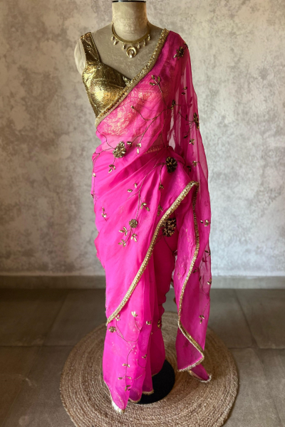 KAUSHAMBI SILK ORGANZA SAREE