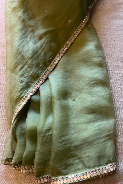 RIVERA SILK ORGANZA SAREE