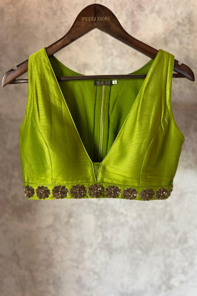 GREEN LAURET BLOUSE