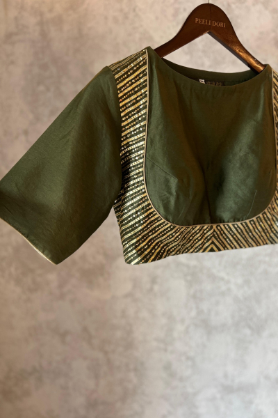 UMA GREEN BLOUSE