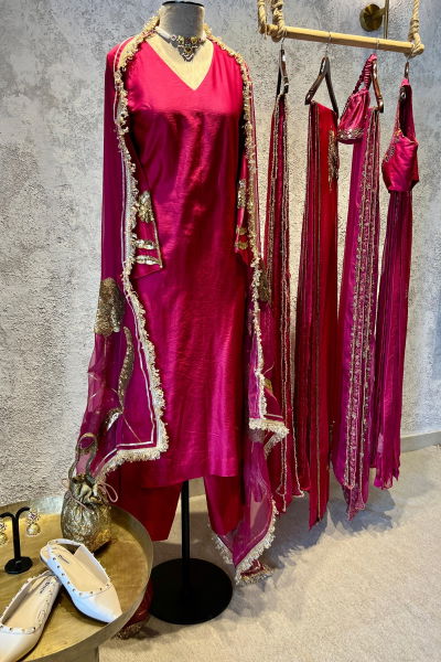 LAURET PINK KURTA SET