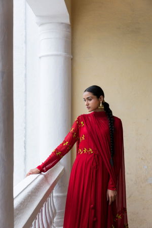 URFI GEORGETTE ANARKALI 